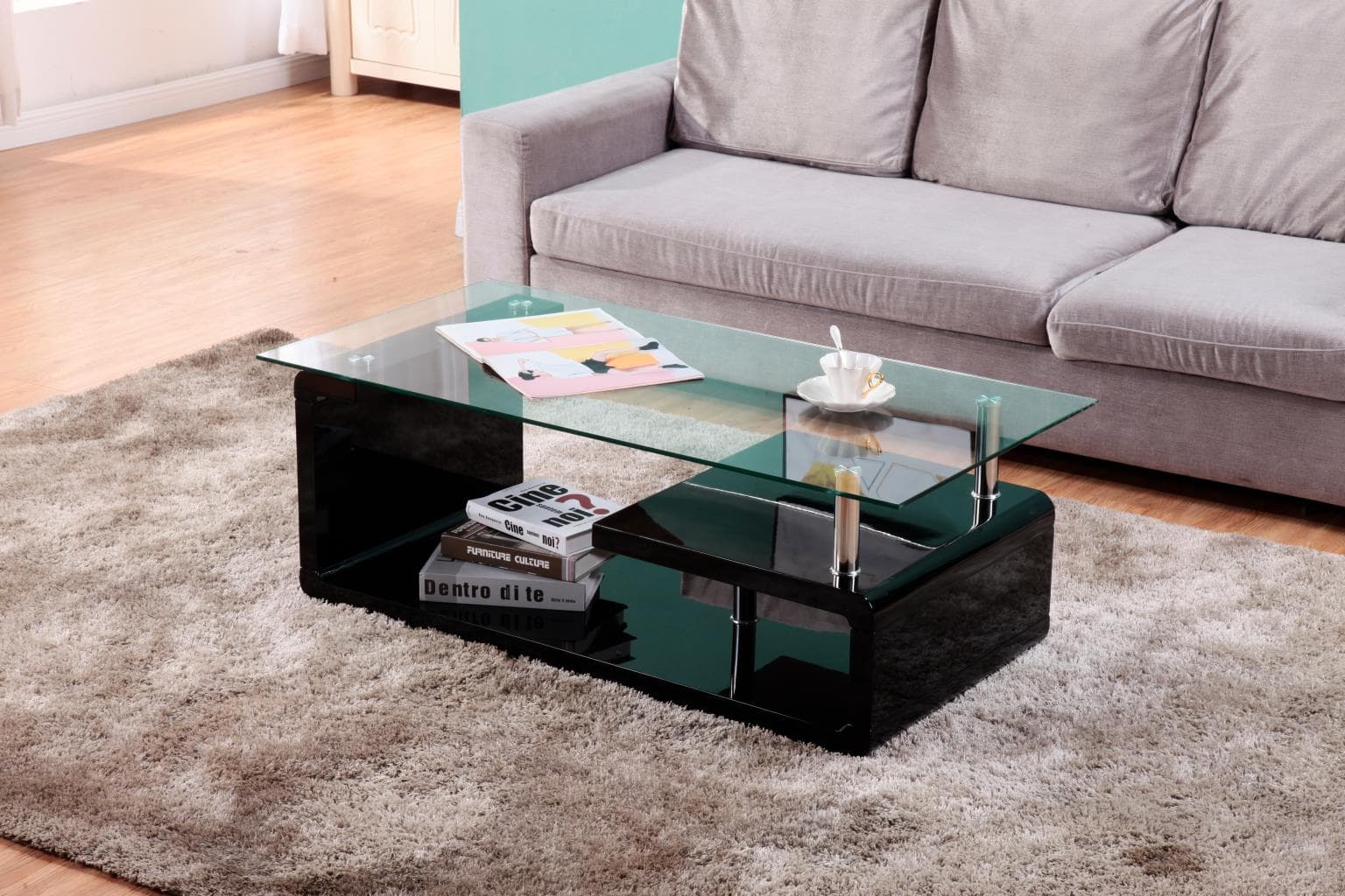 BLACK COFFEE TABLE